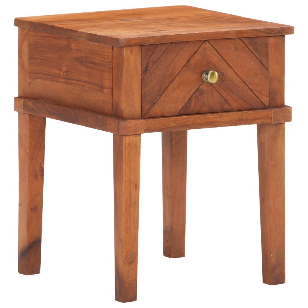 Nattbord Sengbord Tre Heltre Akasietre 40x40x50 cm