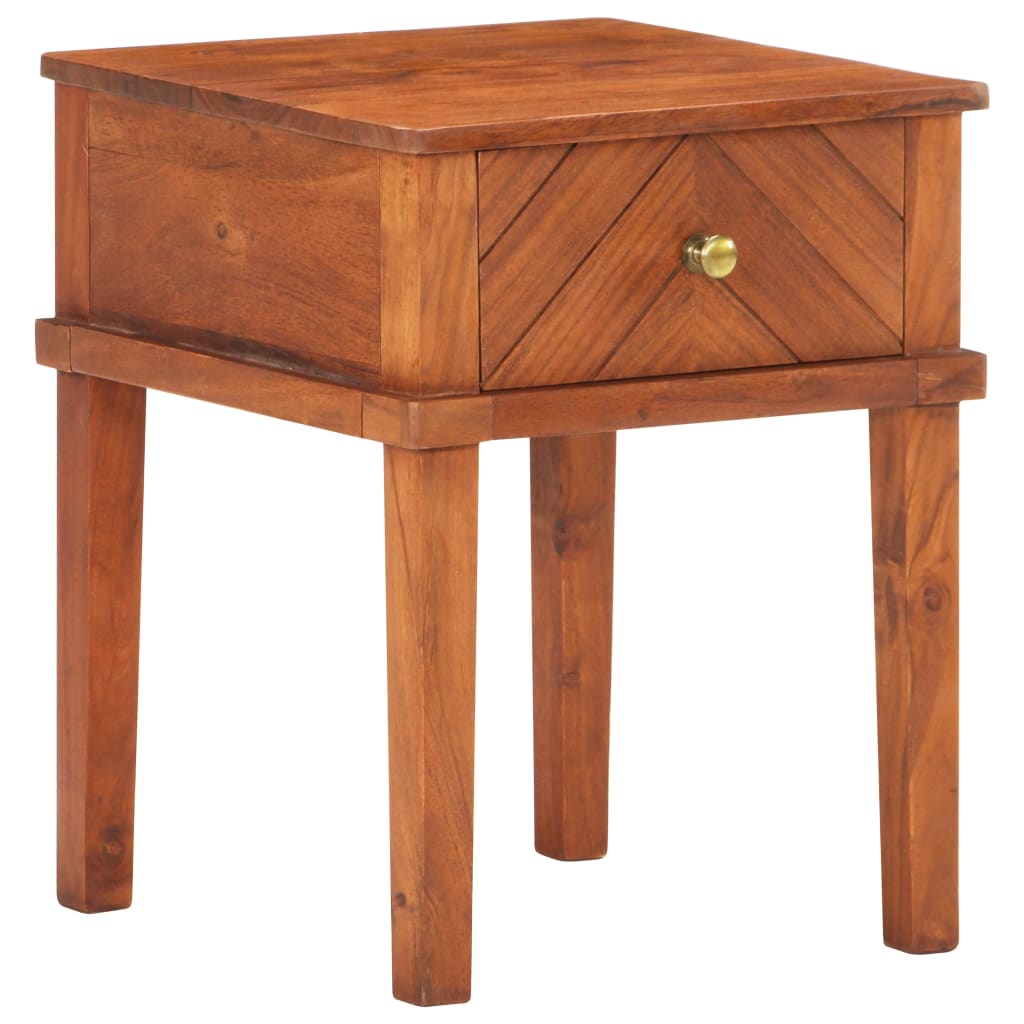 Nattbord Sengbord Tre Heltre Akasietre 40x40x50 cm