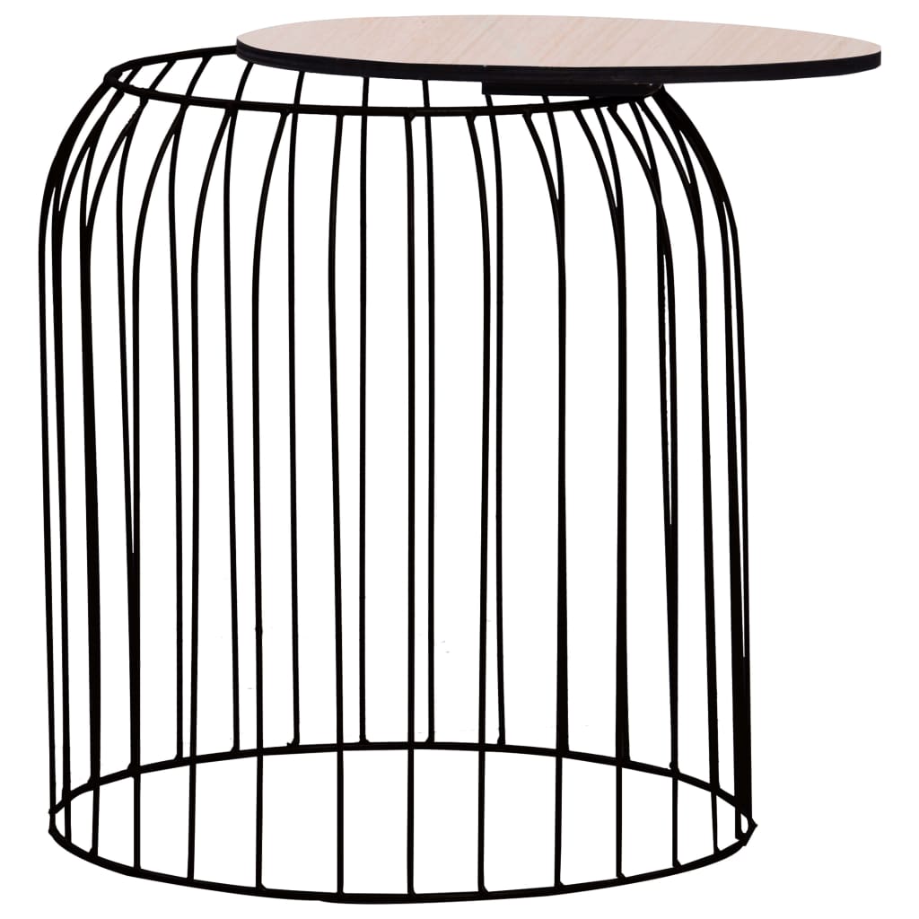 Salongbord Sofabord Svart 3 stk svart