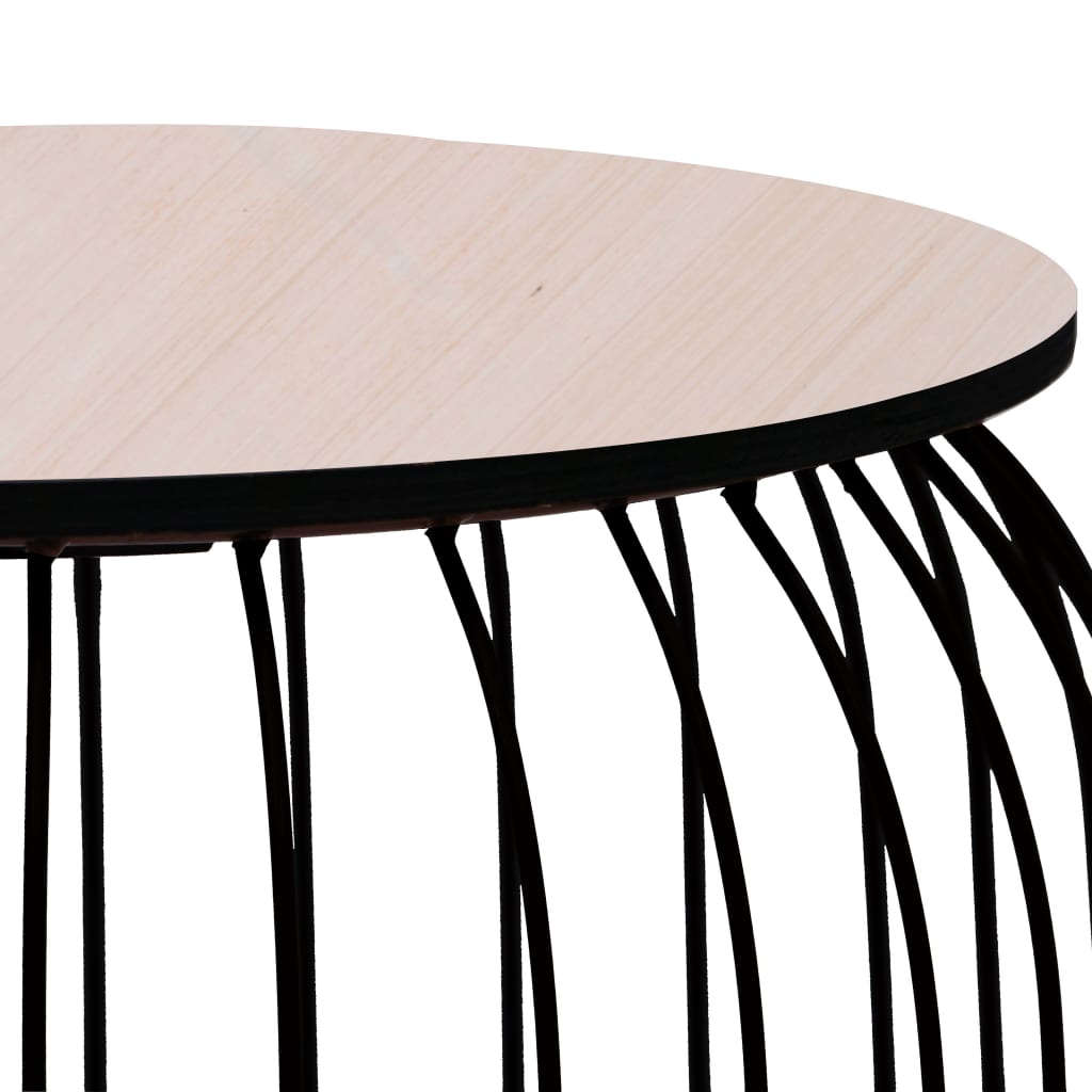 Salongbord Sofabord Svart 3 stk svart