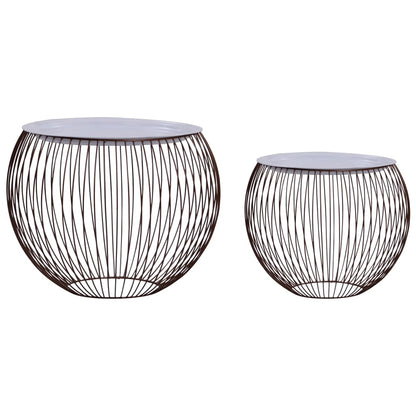 Salongbord Sofabord DIV. 2 stk gull