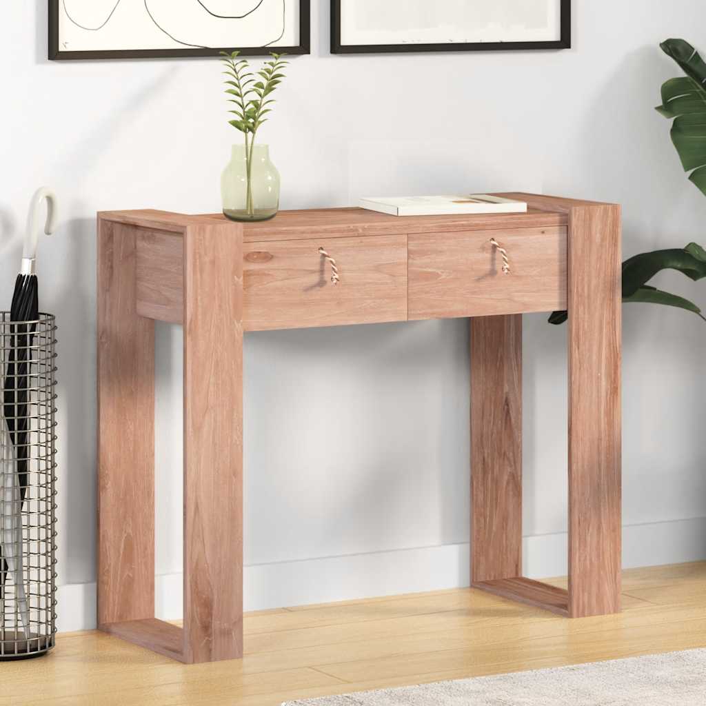 Konsollbord 90x35x75 cm heltre teak