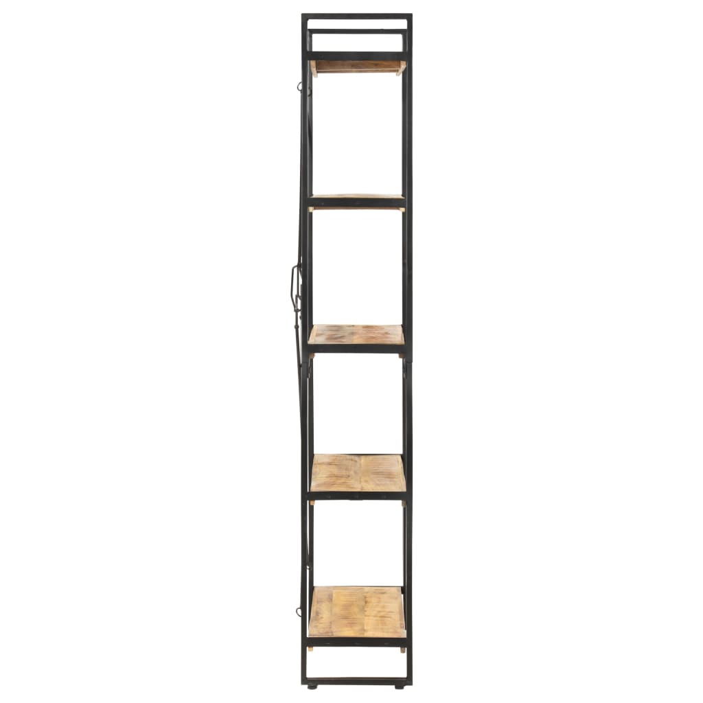 Bokhylle Tre 5 etasjer 90x30x180 cm heltre mango