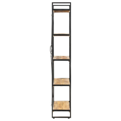 Bokhylle Tre 5 etasjer 90x30x180 cm heltre mango