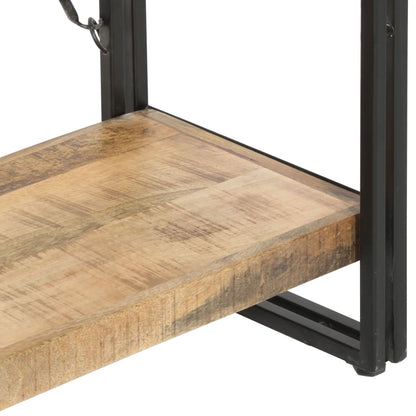 Bokhylle Tre 5 etasjer 90x30x180 cm heltre mango
