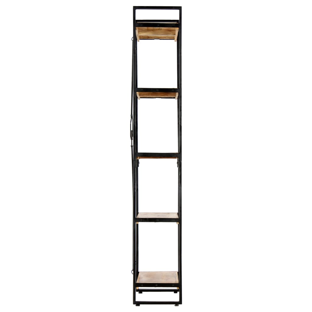 Bokhylle Tre 5 etasjer 60x30x180 cm heltre mango