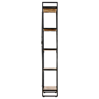 Bokhylle Tre 5 etasjer 60x30x180 cm heltre mango