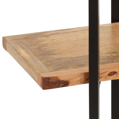 Bokhylle DIV. 4 etasjer 160x35x160 cm heltre mango