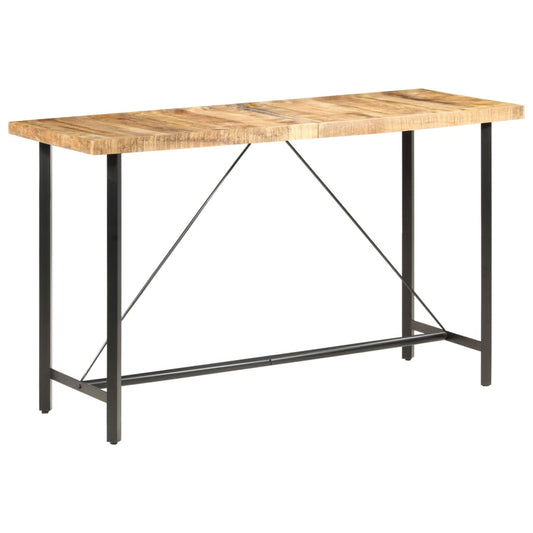 Barbord 180x70x107 cm grov heltre mango