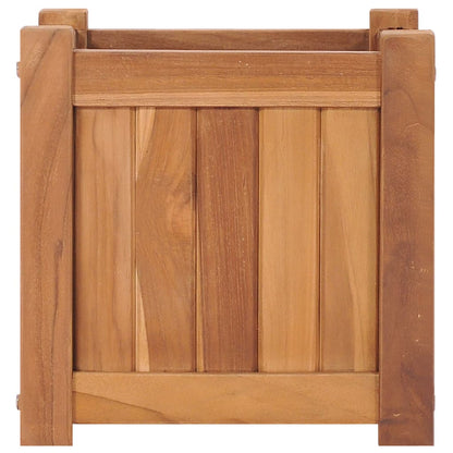 Utendørs Blomsterkasse Plantekasse Polypropen (PP) 30x30x30 cm heltre teak