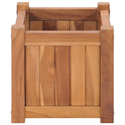Utendørs Blomsterkasse Plantekasse Polypropen (PP) 30x30x30 cm heltre teak