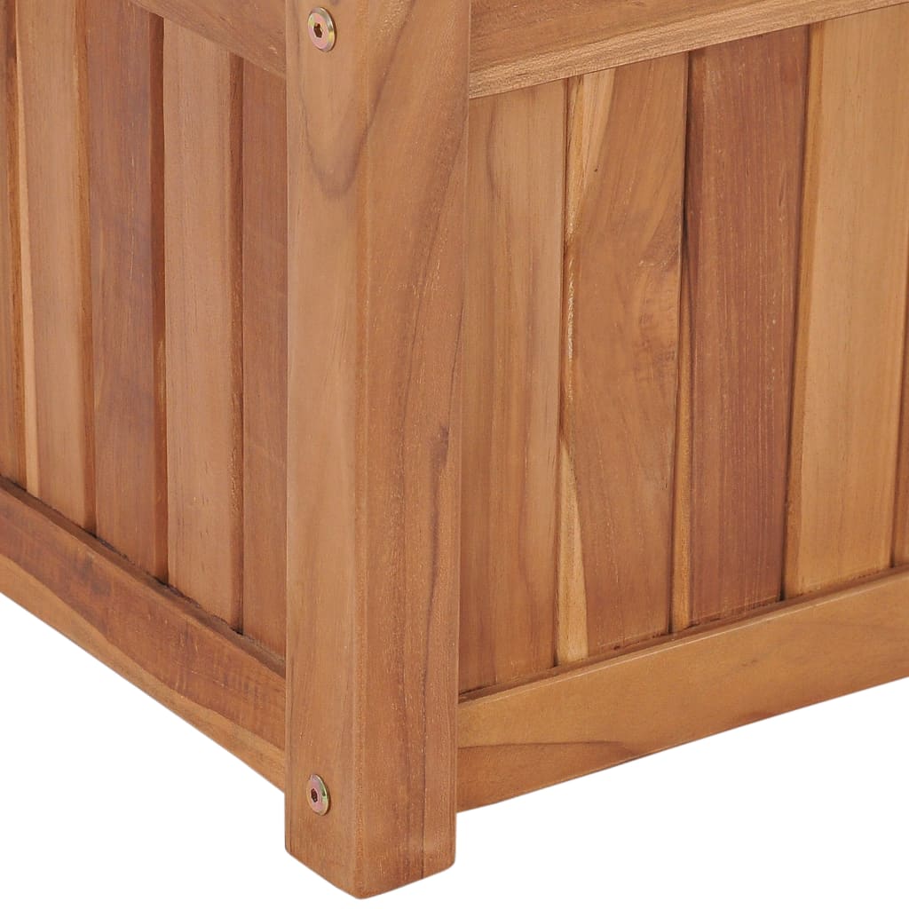 Utendørs Blomsterkasse Plantekasse Polypropen (PP) 30x30x30 cm heltre teak