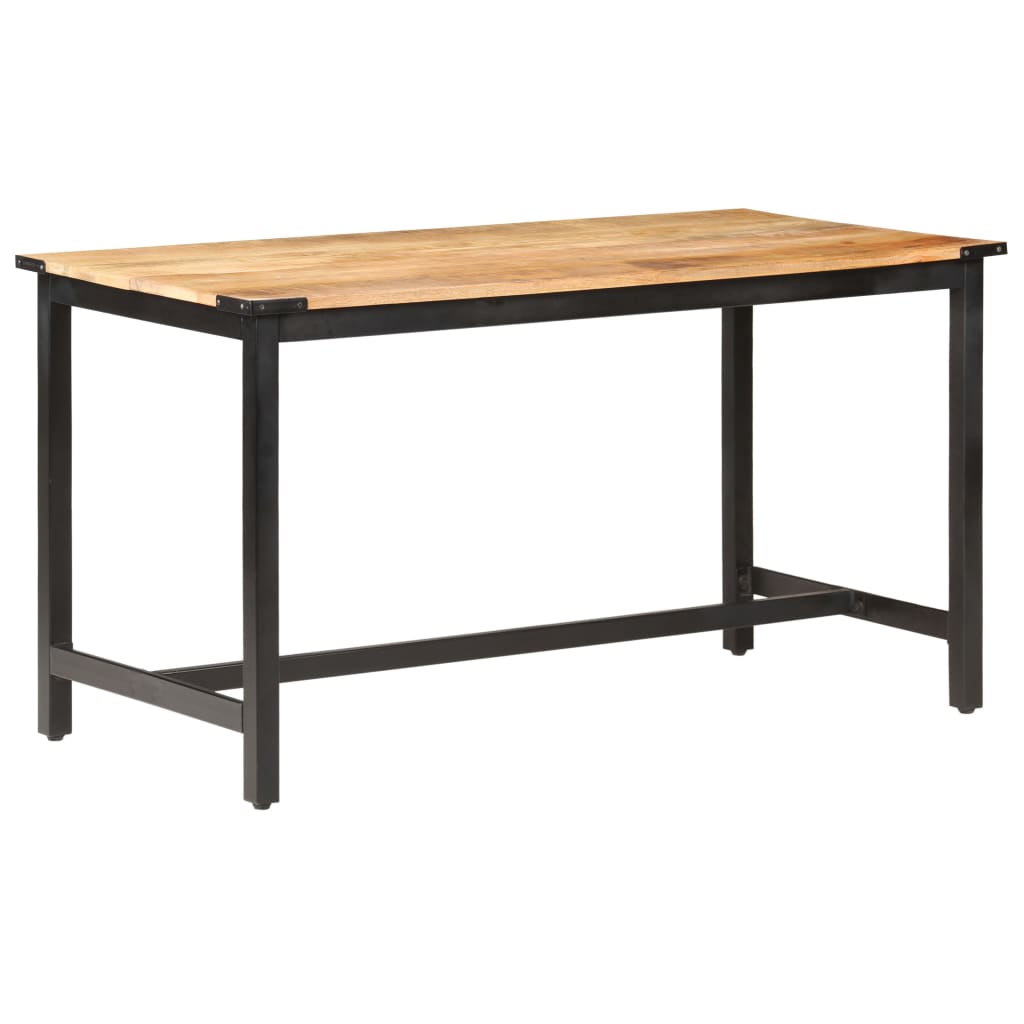 Spisebord Kjøkkenbord Tre 140x70x76 cm grov heltre mango
