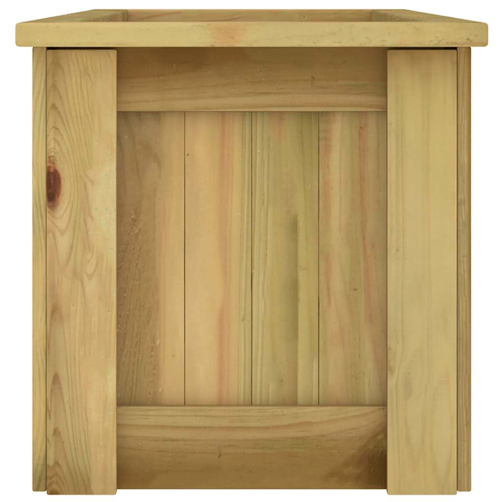 Hevet blomsterbed 196x50x50 cm impregnert furu