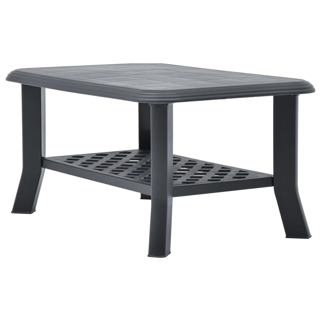 Salongbord Sofabord DIV. antrasitt 90x60x46 cm plast