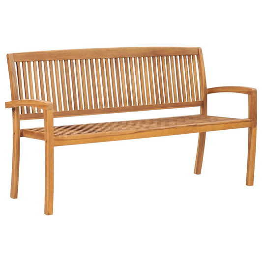 3-seters hagebenk stablebar 159 cm heltre teak