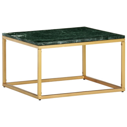 Salongbord Sofabord DIV. grønn 60x60x35 cm ekte stein med marmorstruktur