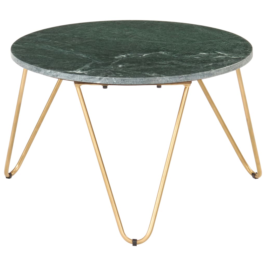 Salongbord Sofabord DIV. grønn 65x65x42 cm ekte stein med marmorstruktur