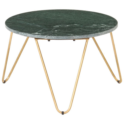 Salongbord Sofabord DIV. grønn 65x65x42 cm ekte stein med marmorstruktur