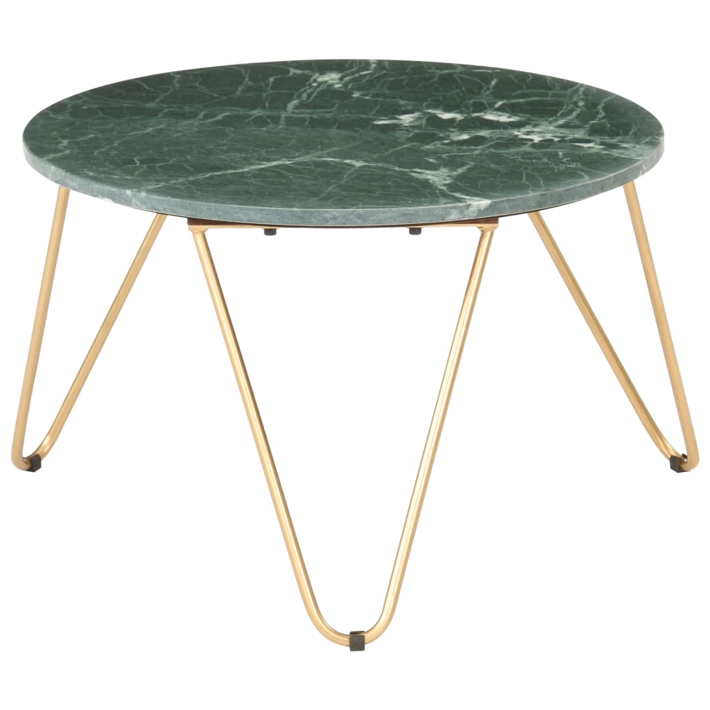 Salongbord Sofabord DIV. grønn 65x65x42 cm ekte stein med marmorstruktur