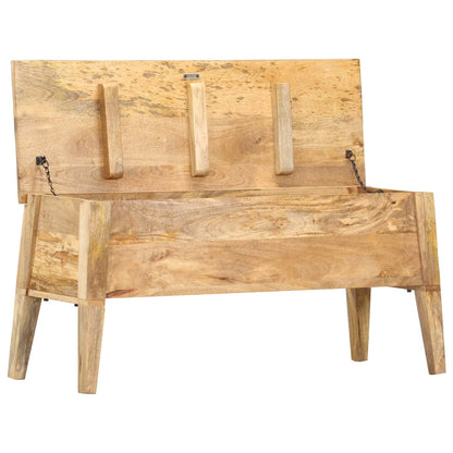 Oppbevaringskiste 99x35x48 cm heltre mango