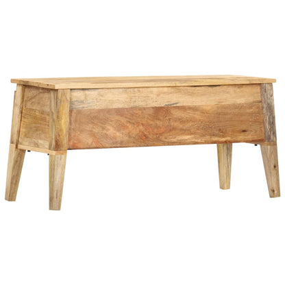 Oppbevaringskiste 99x35x48 cm heltre mango