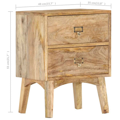 Nattbord Sengbord Tre heltre mangotre 40x35x55