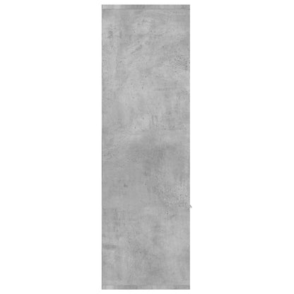 Bokhylle Betonggrå 98x30x98 cm