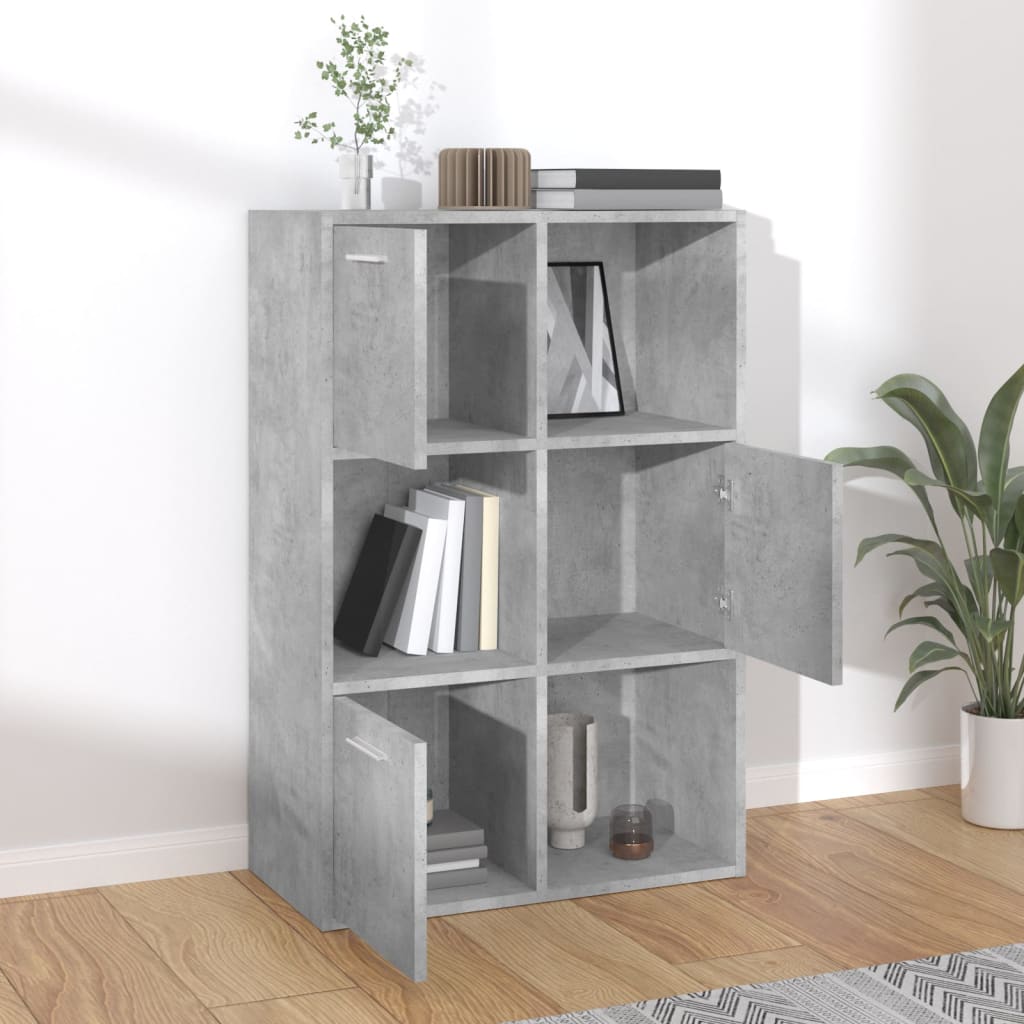 Skap Betonggrå 60x29,5x90 cm