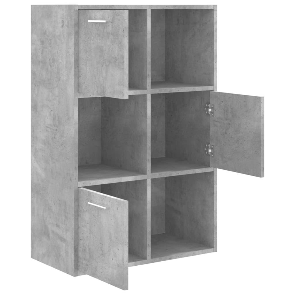 Skap Betonggrå 60x29,5x90 cm