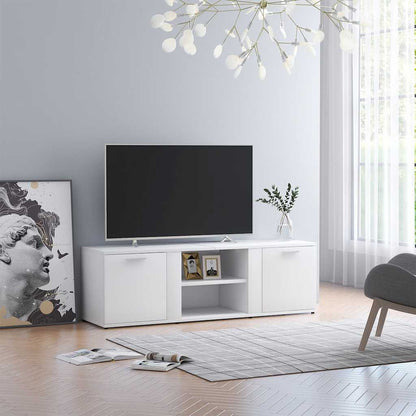 TV-Møbel Hvit TV-benk 120x34x37 cm