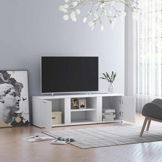 TV-Møbel Hvit TV-benk 120x34x37 cm
