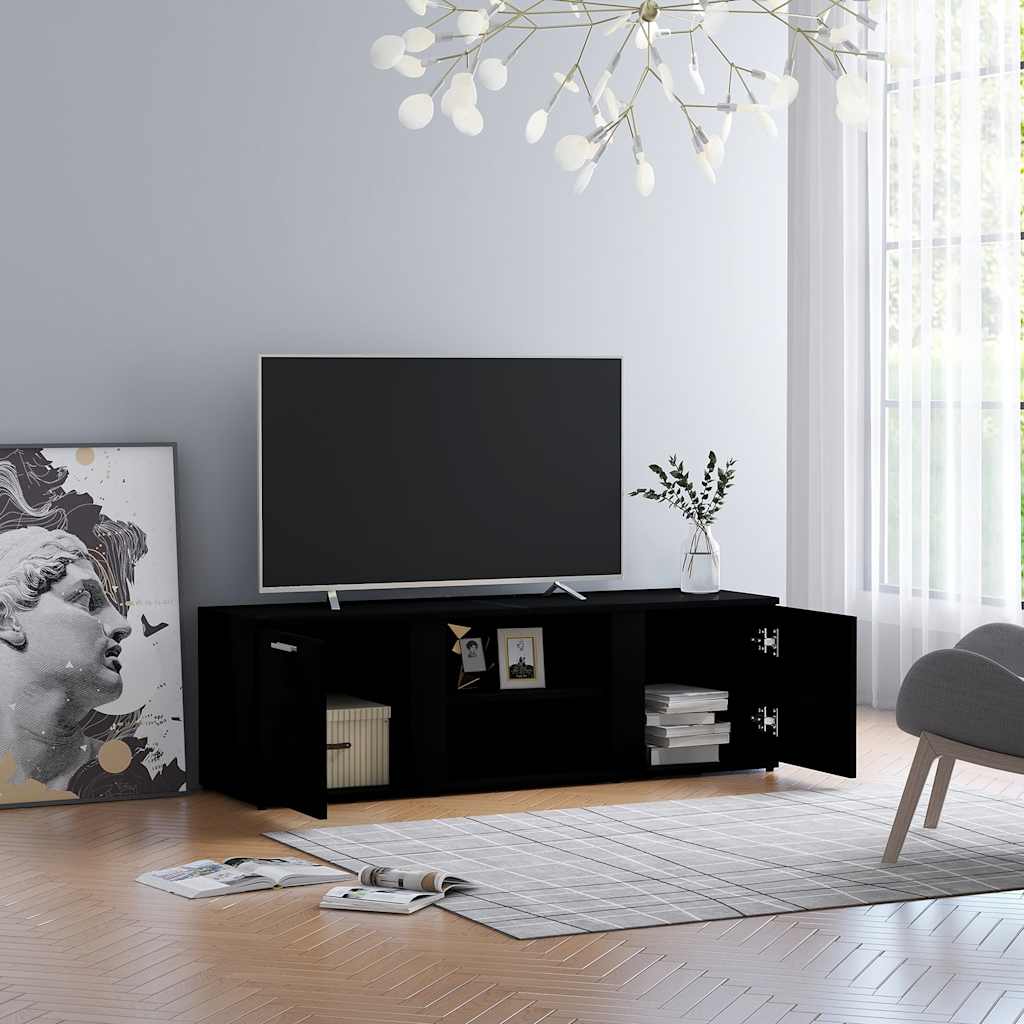 TV-Møbel Svart TV-benk 120x34x37 cm