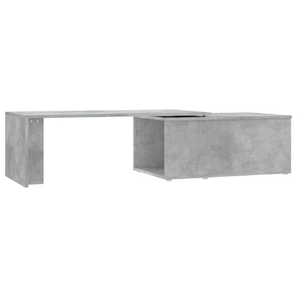 Salongbord Sofabord Betonggrå 150x50x35 cm