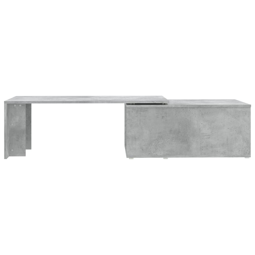 Salongbord Sofabord Betonggrå 150x50x35 cm