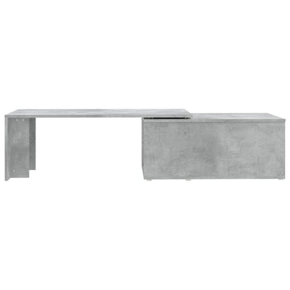 Salongbord Sofabord Betonggrå 150x50x35 cm