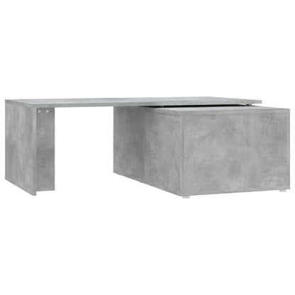 Salongbord Sofabord Betonggrå 150x50x35 cm