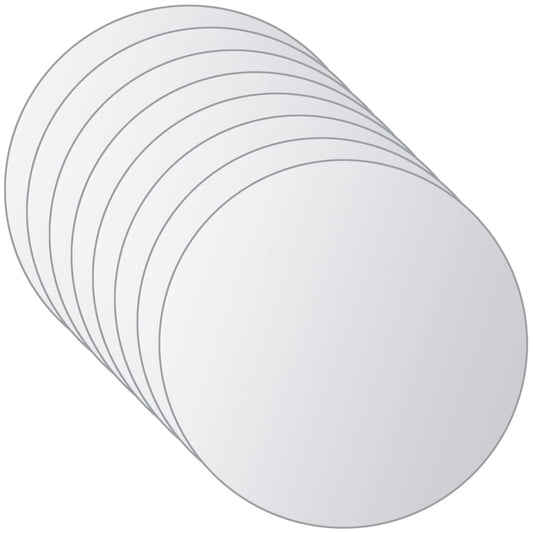Veggspeil Speilfliser 16 stk rund glass