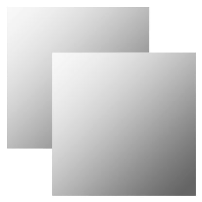 Veggspeil 2 stk 50x50 cm firkantet glass