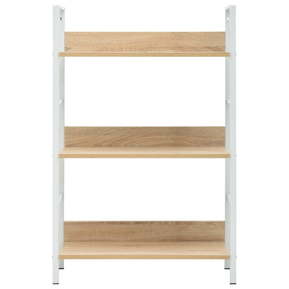 Bokhylle DIV. 3 lag Eik 60x27,6x90,5 cm