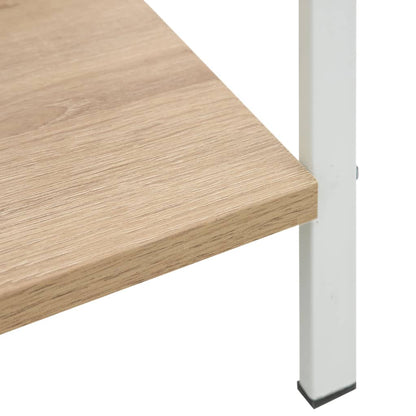 Bokhylle DIV. 3 lag Eik 60x27,6x90,5 cm