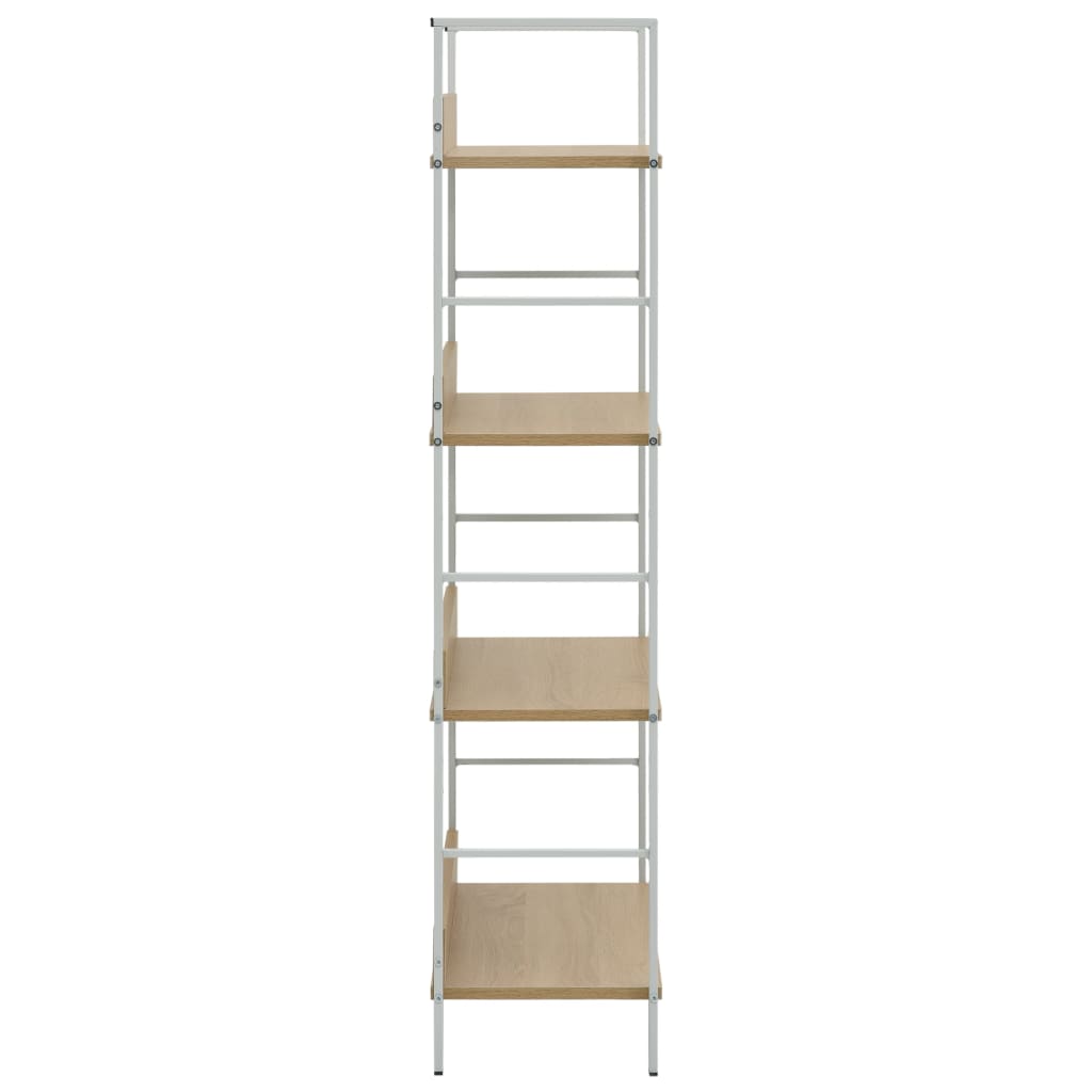 Bokhylle DIV. 4 lag Eik 60x27,6x124,5 cm