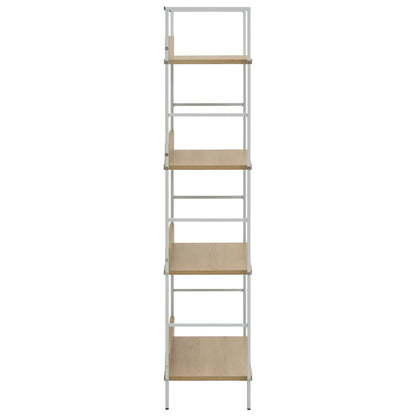 Bokhylle DIV. 4 lag Eik 60x27,6x124,5 cm