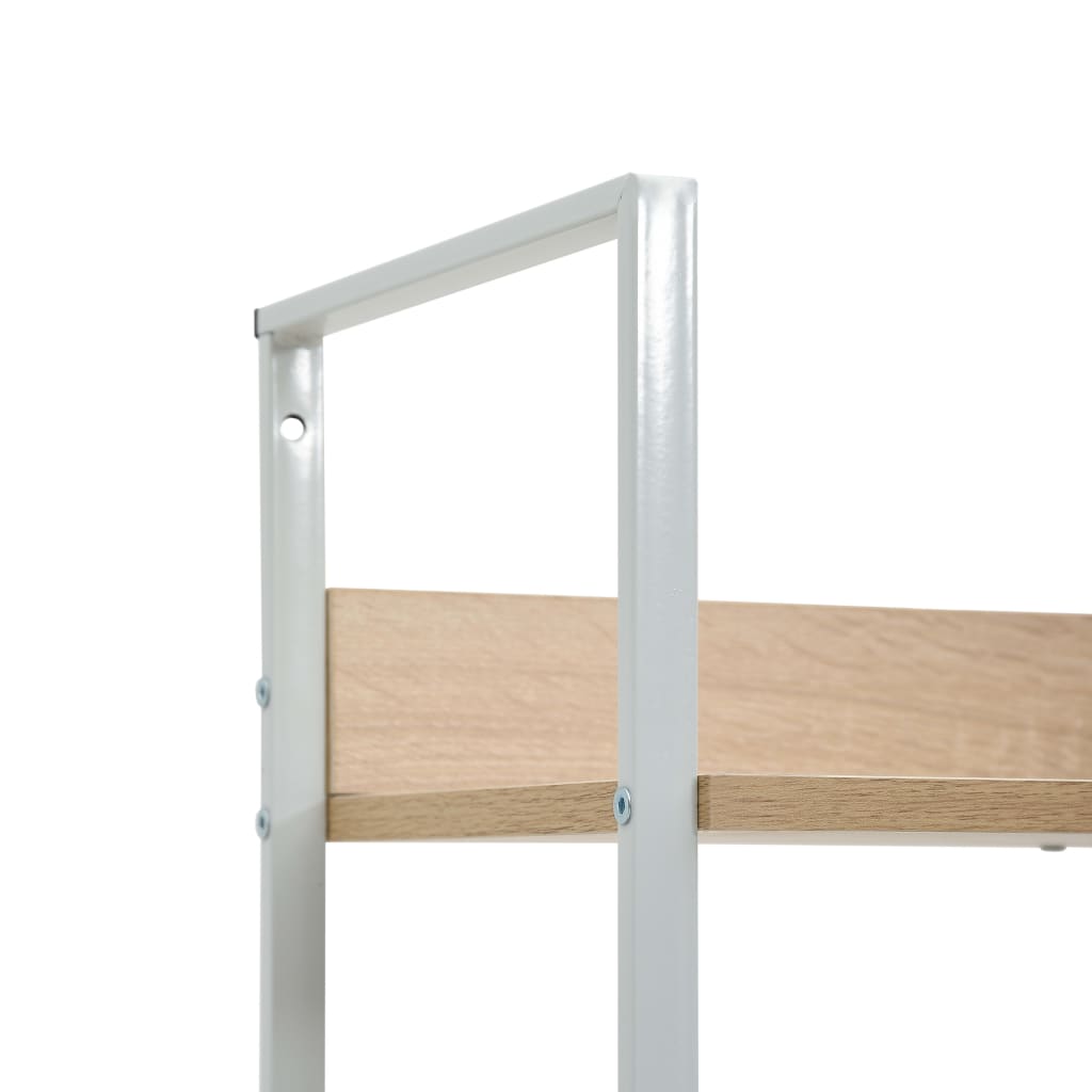 Bokhylle DIV. 4 lag Eik 60x27,6x124,5 cm