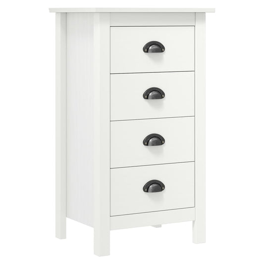 Skjenk Hvit Hill 46x35x80 cm heltre furu