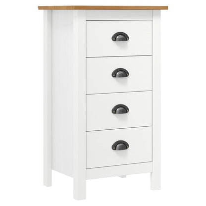 Skjenk Hvit Hill 46x35x80 cm heltre furu