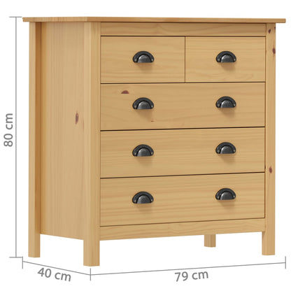 Skjenk Tre Hill 79x40x80 cm heltre furu