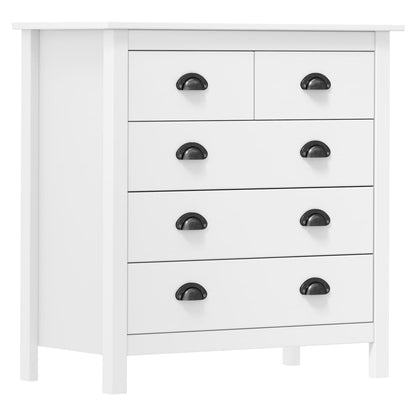 Skjenk Hvit Hill 79x40x80 cm heltre furu