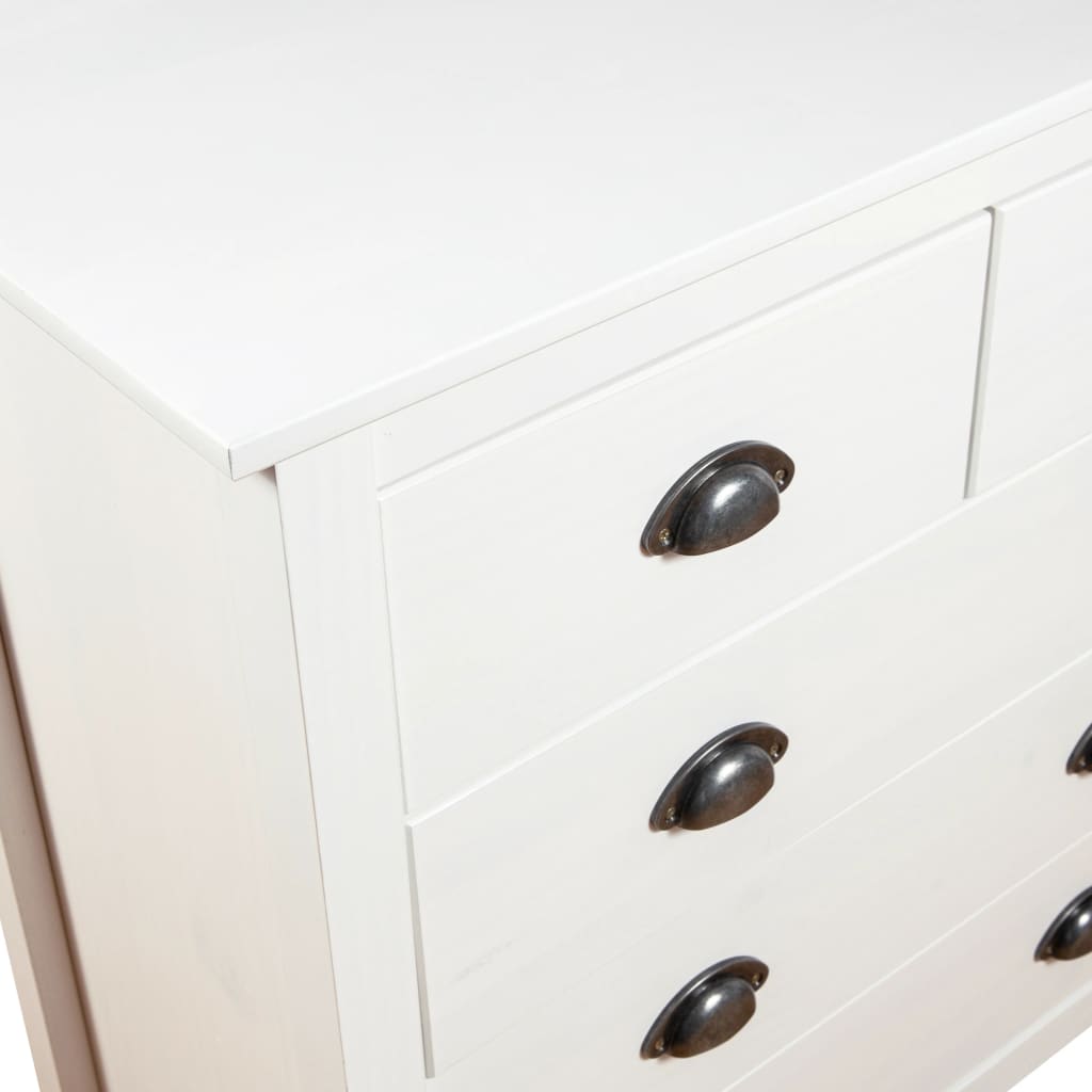 Skjenk Hvit Hill 79x40x80 cm heltre furu