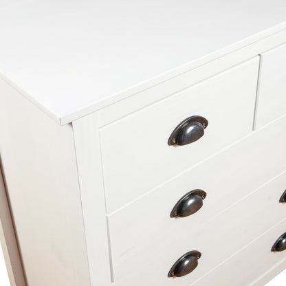 Skjenk Hvit Hill 79x40x80 cm heltre furu